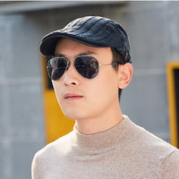 Men's Denim Casual Beret Pure Cotton