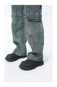 Men's Casual Design Street Washed Jeans