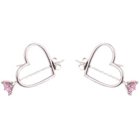 Niche, Minimalist Heart-shaped Earrings