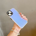 Laser Gradient Transparent Frosted Phone Case