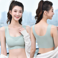 Seamless Underwear One-piece Women's Ice Silk Back Shaping Sports Yoga