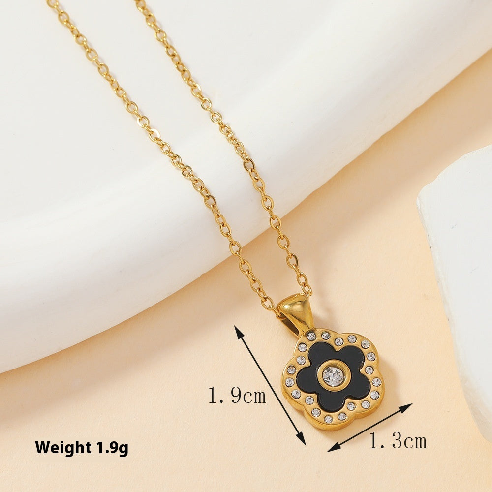 Single Pendant Stainless Steel Cast Ornament Fashion Flowers