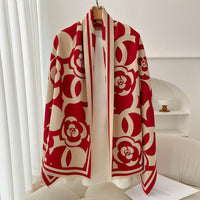 Retro High Sense Artificial Cashmere Scarf
