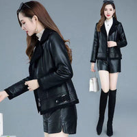 Womens Stylish Casual Padded Lambswool Coat
