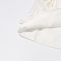 High Waist Slimming Jacquard Tassel Design Skirt