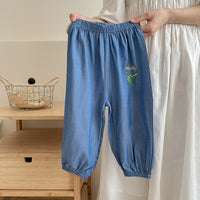Cartoon Sports Pants Ice Silk Anti-mosquito Thin