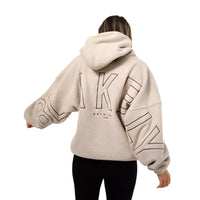 Women's Simple Loose Embroidered Lamb Fleece Coat