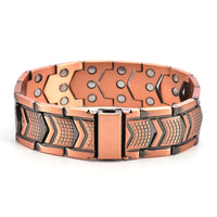Dual-strike Exotic-style Magnetic Braceletsuitable For Couples Available Wholesale For Magnetic Therapy