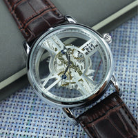 New Hollowed-out See-through Industrial-mechanical-style Sports Watch For Men