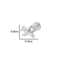Stainless Steel Internal Thread Flat Bottom Rod Labret