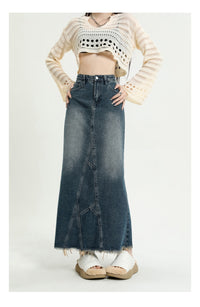 Niche Hot Girl Design Lotus Leaf Sheath Fishtail Skirt For Women