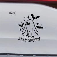 Car Body Sticker Halloween Ghost Bat English Reflective Sticker