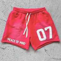 Geometric 3D Digital Printing Shorts