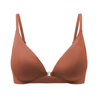 Women's Underwear Thin Small Breast Push Up Women's Front Buckle Backless Bra