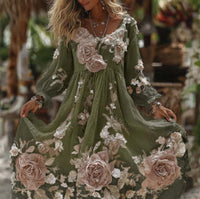 New Autumn American-Style Fashionable Casual Halloween Dress With Digital Print