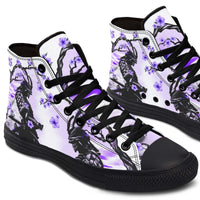 Fashion Printed Couple High Top Canvas Shoes