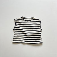 Children's Vest Slub Cotton Sleeveless Soft Glutinous Cotton