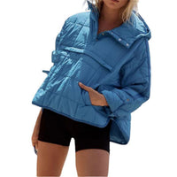 Hooded Cotton Coat Jacket Women