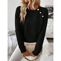 Women's Casual Cardigan Button Knitted Sweater
