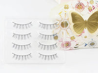 False Eyelashes Female Supernatural Soft Stem Fine Cotton Thread 4 Pairs Air Sharpening