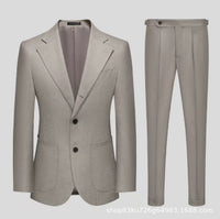 Italian Naples Men's Business Formal Casual Suit