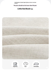 Men's Simple Solid Color Casual Cotton Linen Shorts
