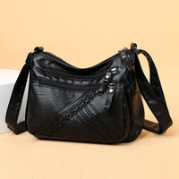 Middle-aged And Elderly Crossbody Small Bag Soft Leather Mother-in-law Crossbody Shoulder Bag Elegant