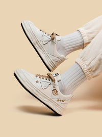 Women's Retro Casual Low-top Platform Shoes