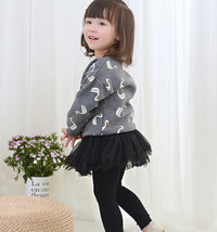 Double Needle Candy Color Baby Leggings