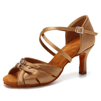 Womens Dance Shoes With A Mid Height Soft Sole