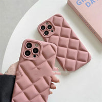 Lingge Silicone Phone Case Soft Shell