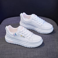 Korean Version Of All-match White Shoes Women Running Leisure