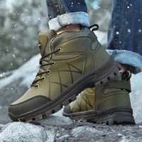 Men's Fleece Warm Outdoor Hiking Sneakers