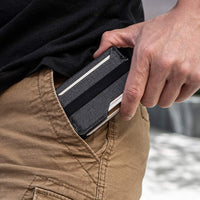 New Men's Rfdi Anti-theft Brush Outdoor Aluminum Alloy Wallet