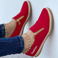 Spring And Autumn European And American Solid Color Platform Hemp Rope Canvas Shoes