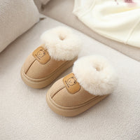 Bear Plush Cotton Shoes For Boys And Girls