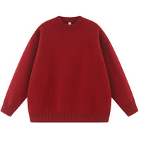 Women's Autumn And Winter Solid Color Loose Sweater