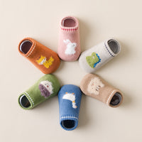 Terry-loop Hosiery Children's Foot Sock Cartoon Cute