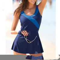 Slim Fit Stitching Plus Size Ladies Skirt