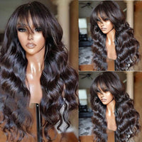 Female Long Curly Hair With Bangs And Fluffy Fashion Chemical Fiber Headgear