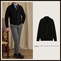Thickened Casual Loose-fitting Solid-color Knit Base Top