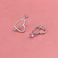 Niche, Minimalist Heart-shaped Earrings