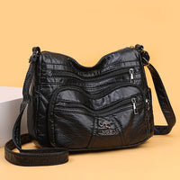 Retro Soft Leather Women's Bag New Authentic Leather Tactile Feel Large Capacity