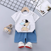 Children's Short-sleeved Suits For Boys And Girls