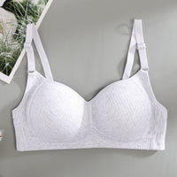 Summer Seamless Small Chest Gathered Pure Cotton