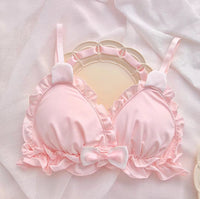 Women's Underwear Suit Thin Pure Desire Small Chest Cute Japanese Style