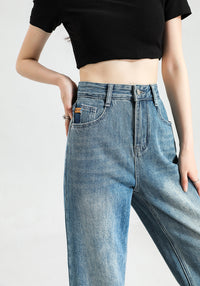 Fashion Women's Slim-fitting Small Straight Pants