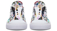 Fashion Printed Couple High Top Canvas Shoes