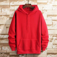 Solid Color Loose Casual Versatile Hooded Sweatshirt