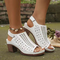Single-strap Buckle Fashionable And Comfortable Roman Sandals
